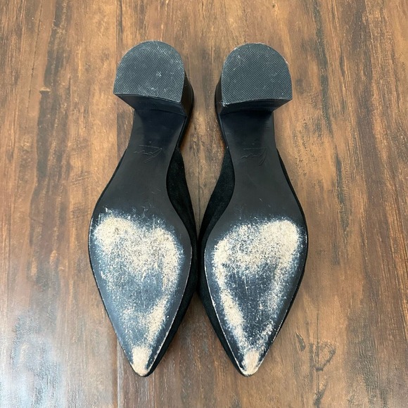 LOU Eva Mule in Black Italian Suede Leather - Picture 9 of 11